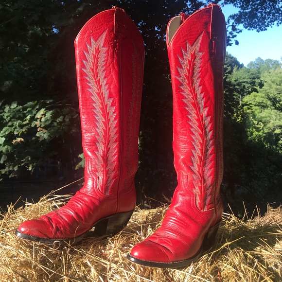 Larry Mahan Other - LARRY MAHAN VINTAGE 80s Tall Leather Cowboy Boots